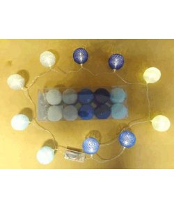 LED světýlka - modrá, světle modrá, bílá