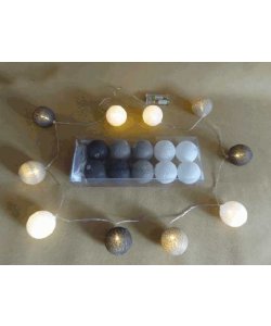 LED světýlka - tmavě šedá, světle šedá, bílá