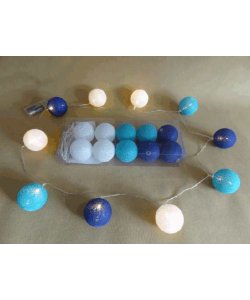 LED světýlka - tmavě modrá, světle modrá, bílá