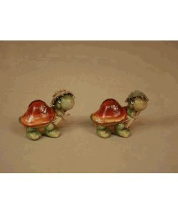 Keramická pokladnička želvička - sada 2 ks