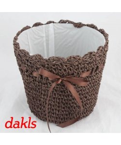 Pletený obal na květináč