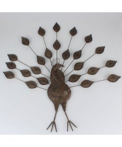 Kov dekorace na zeď - páv 0/8