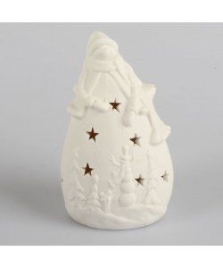 Porcelánový LED děda Mráz 4/24