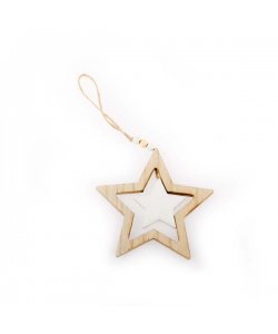Záv.dřevěná hvězda 24/288