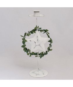 Svícen s hvězdou - kov