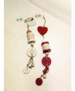 Závěska - špulka, sada 2 ks