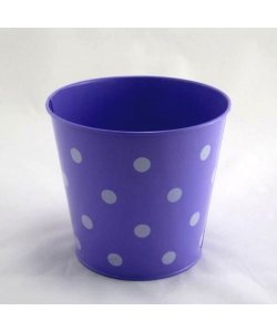 Plechový květináč