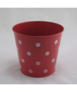 Plechový květináč