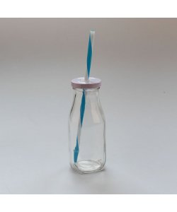 Skleněná dóza s brčkem 0/48