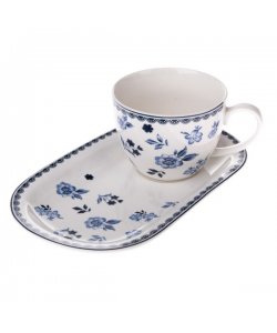Porcelánový hrnek s podnosem, 445ml, 6/18