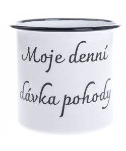 Smaltový hrnek
