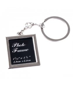 Kovový přívšesek na klíče - fotorámeček, 12/1200