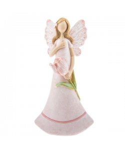 Polyresinová víla s květinou, 6/72