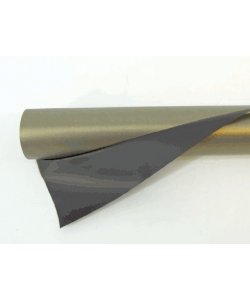 Floristická folie - černá/zlatá perleť