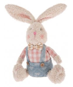 Textilní zajíc - chlapeček
