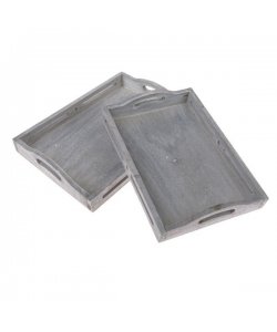 Dřevěný tác - sada 2ks, 0/30