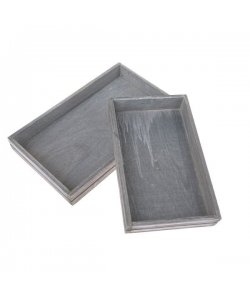 Dřevěný tác - sada 2ks, 0/30