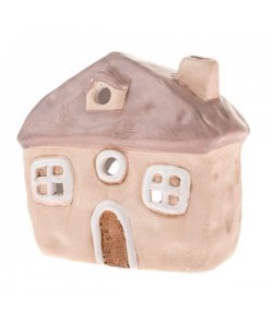 Keramický svícen -  domek, 4/32