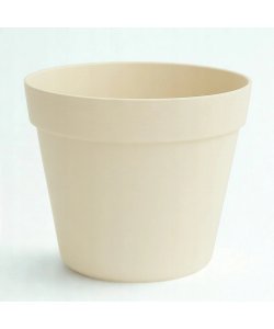 Plastový květináč 12cm- Slonová kost