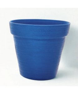 Plastový květnináč 12cm- Tm. modrý