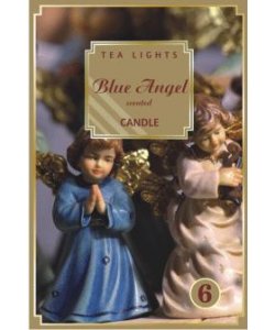 Čajové svíčky vonné- modrý anděl