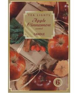 Čajové svíčky vonné- jablko,skořice
