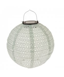 Textilní venkovní lampion se solárním LED světlem, 0/72