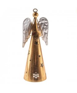 Kovový anděl 43 cm, 0/12