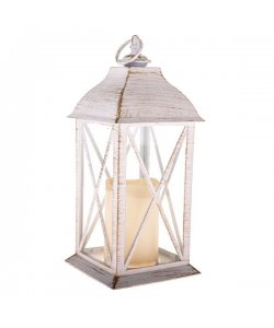 Umělá lucerna s LED svíčkou (teplá žlutá), 0/6