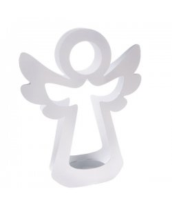 Kovový svícen - anděl, 8/16